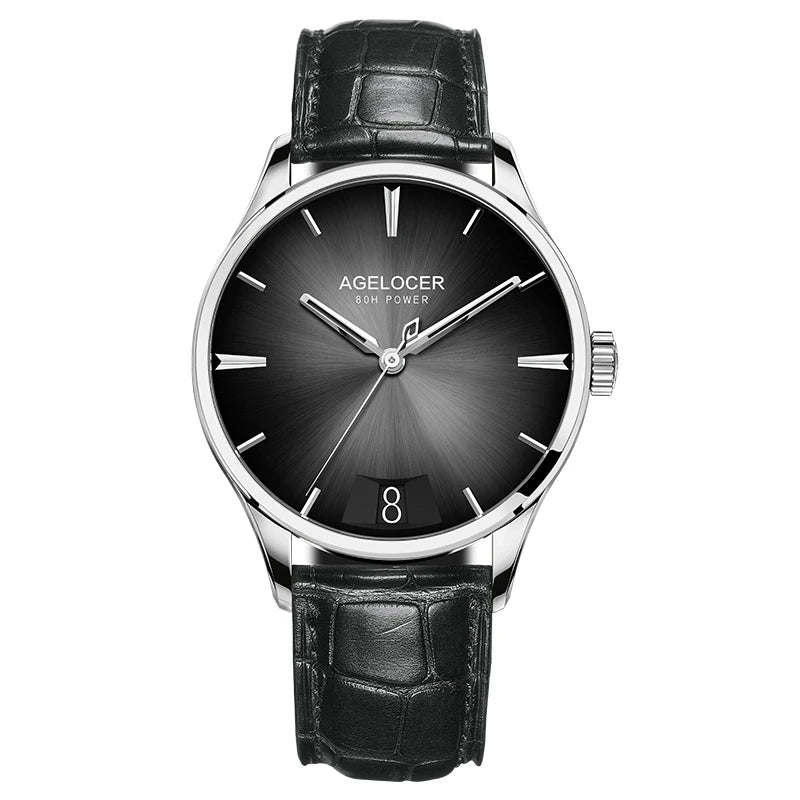 4202A1 Steel Strap Big Calendar Business Watch