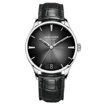 4202A1 Steel Strap Big Calendar Business Watch