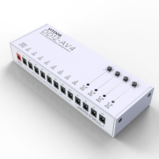 Fully Isolated Twelve Output Guitar Pedal Power Supply