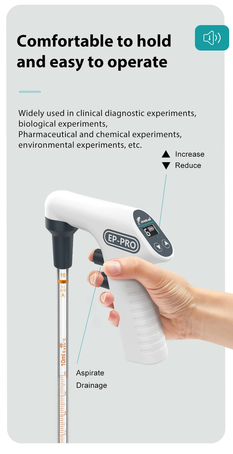 Electric Pipette Controller 200ml Automatic Lab Pump