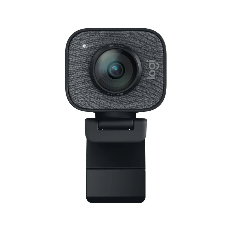 Full HD 1080P Streaming Webcam with Microphone Black