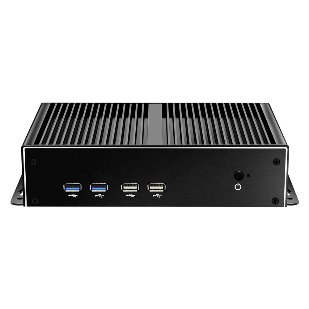 High-Performance i7 Fanless Mini Computer 8G 256G SSD Dual LAN