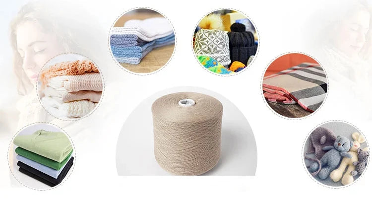 High-Quality Undyed Cashmere Yarn Worsted Soft & Durable