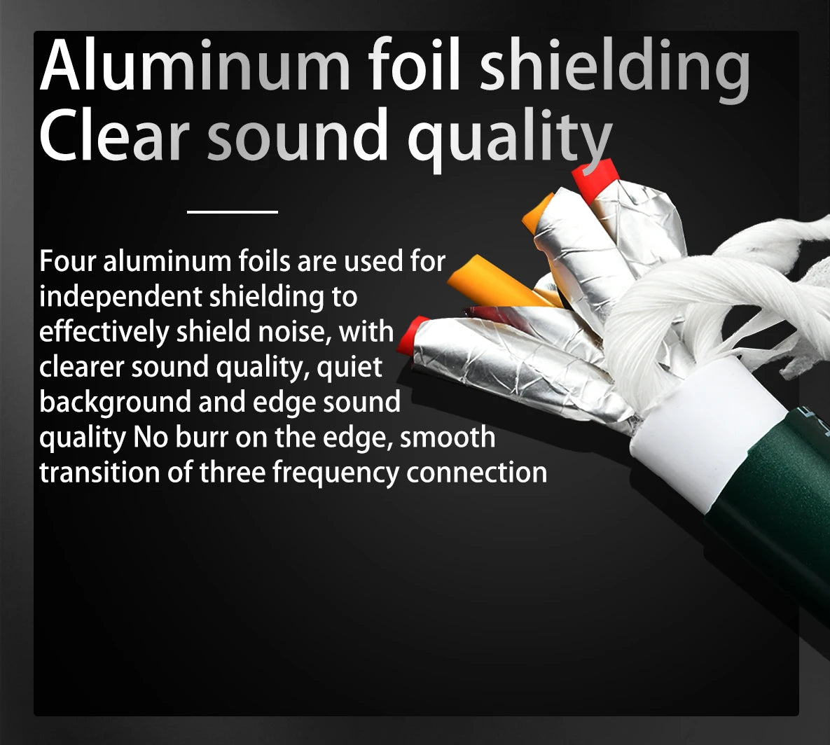 1.5m HiFi OCC Speaker Cable Y Plug to Y Connector