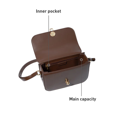 Women Black Fashion Square Shoulder Bag