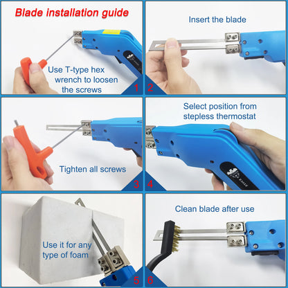 Compact 150W Foam Cutting Groover with Adjustable Depth