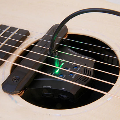 Acoustic Guitar Soundhole Pickup with Reverb and Effects