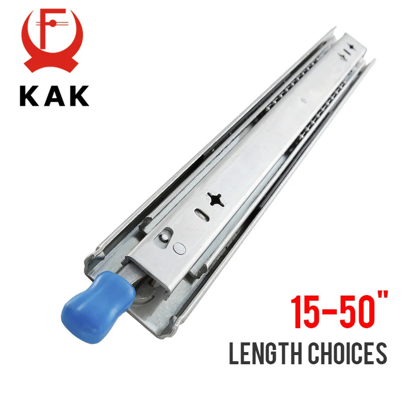 44" Heavy Duty Drawer Runners Full Extension Ball Bearing