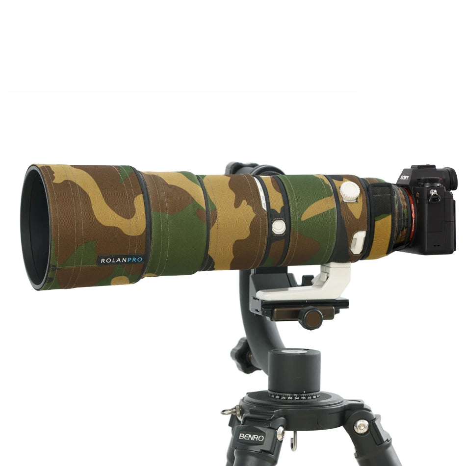 Camo Waterproof Camera Lens Sleeve for Sony 200 600mm