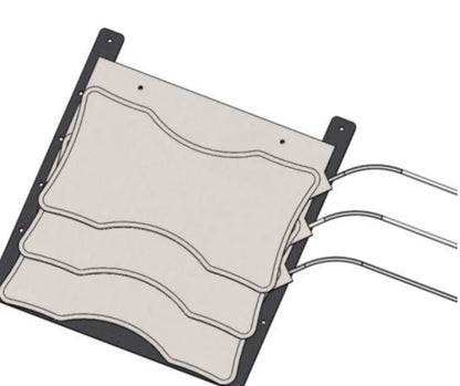 Pneumatic Back Support Seat Cushion 3-Airbag Massager