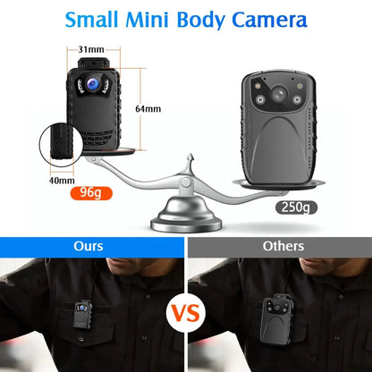 Body Camera with IR Night Vision Video Recording