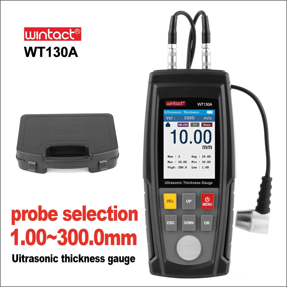 Digital Ultrasonic Thickness Gauge Meter for Metal Testing