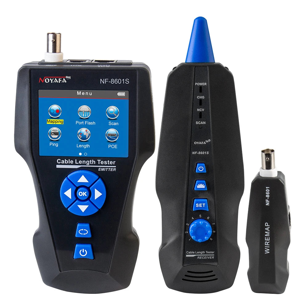 Network Cable Tracker with TDR Measurement PoE and Fault Detection