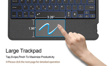 Detachable Bluetooth Keyboard for iPad 10.2 10.5 Inch