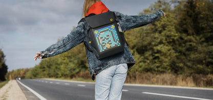 Portable Travel Laptop Bag with Custom LED Pixel Display