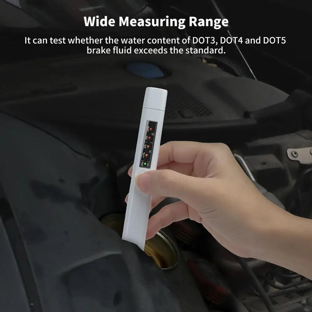 Digital Brake Fluid Tester Pen with LED Indicator
