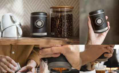 Portable Espresso Maker 18 Bar Pressure Travel Coffee Machine