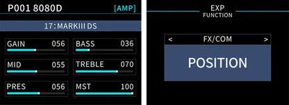 FX100 Guitar Pedal with Expression Pedal and Amp Models