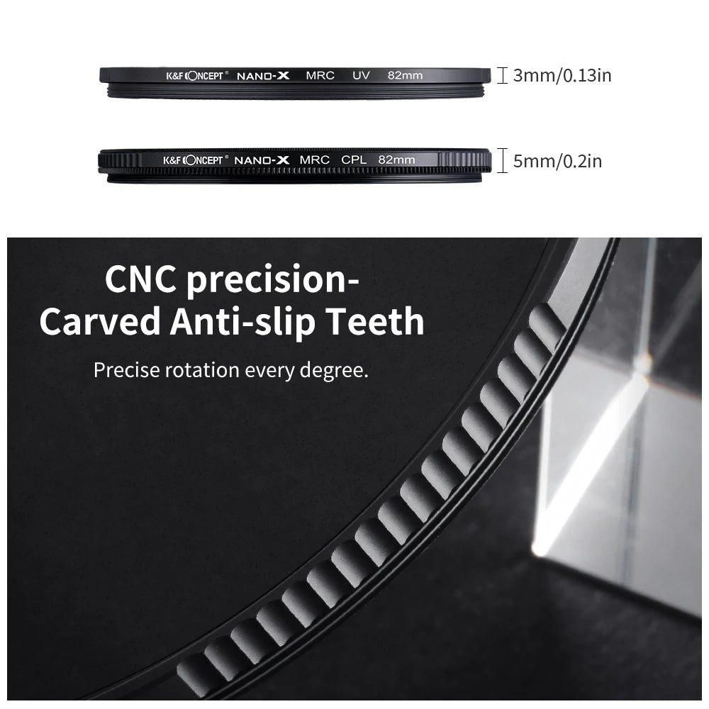 77mm Circular Polarizing Multi-Layer Lens Filter Set