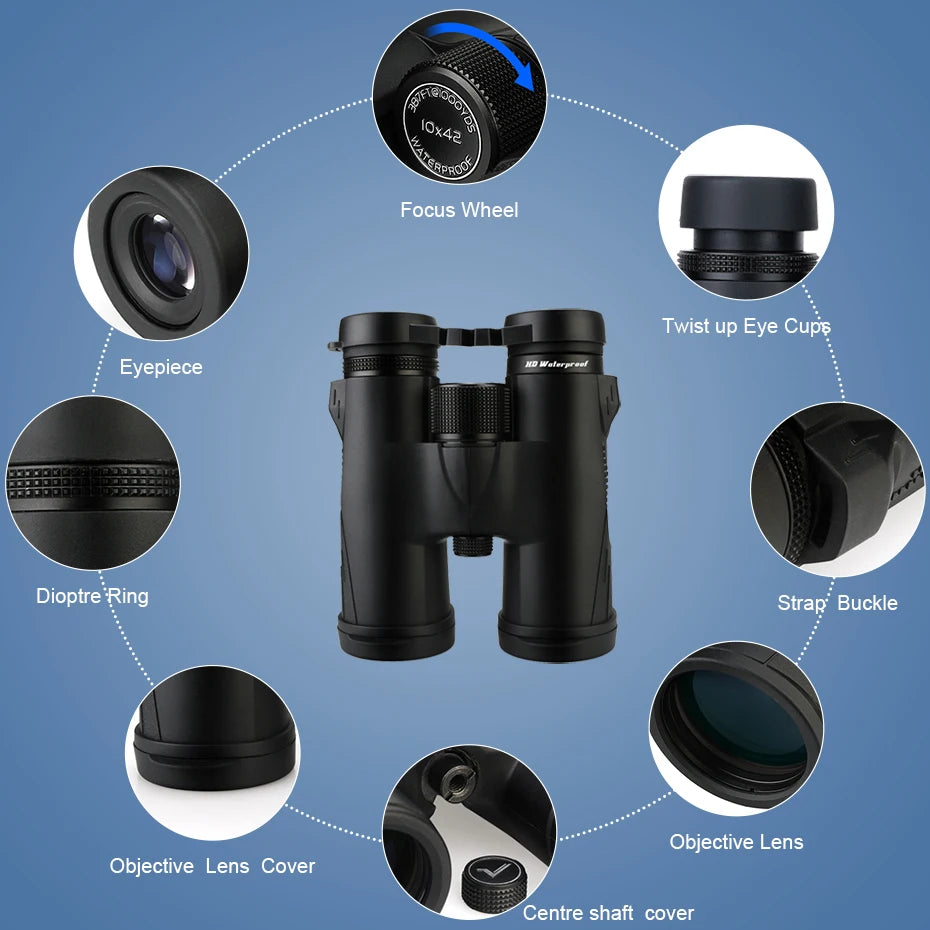 Powerful 8x32 Binoculars for Outdoor Adventure and Travel