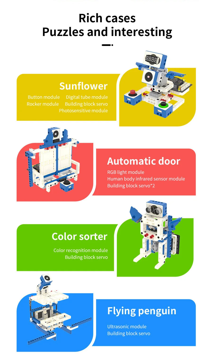 21-in-1 Robotics Kit DIY Electronic Sensor STEM Toy