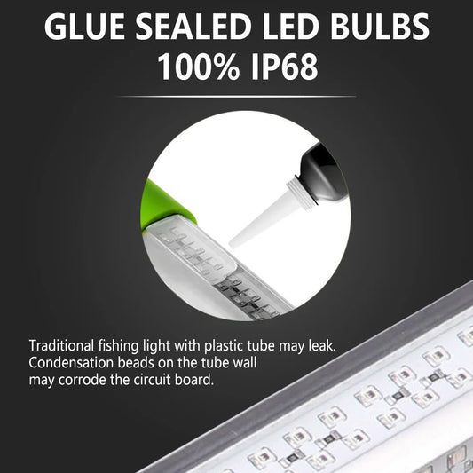 Portable 300W Submersible Green LED Fishing Light with 10m Cable