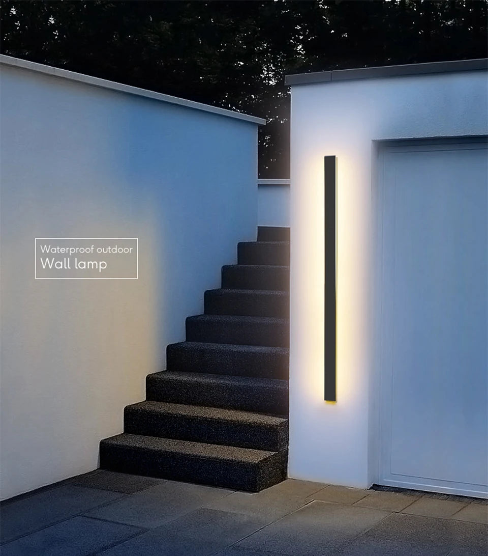 120cm Outdoor LED Wall Light Warm White Waterproof