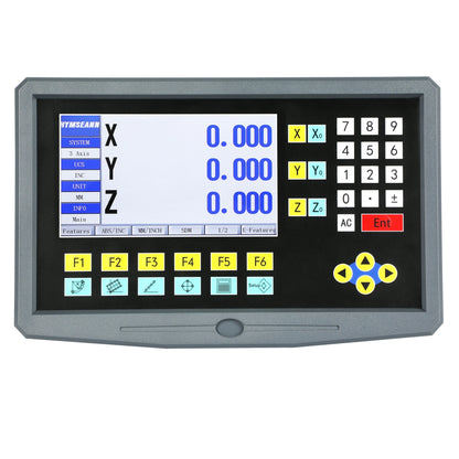 Multilingual 3-Axis LCD Readout Kit for Professional Milling Machines