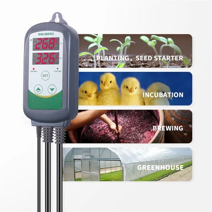 Smart WiFi Temp Humidity Controller for Brewing Aquarium