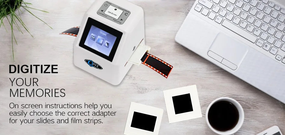 Black 22MP Slide & Negative Digital Converter Scanner