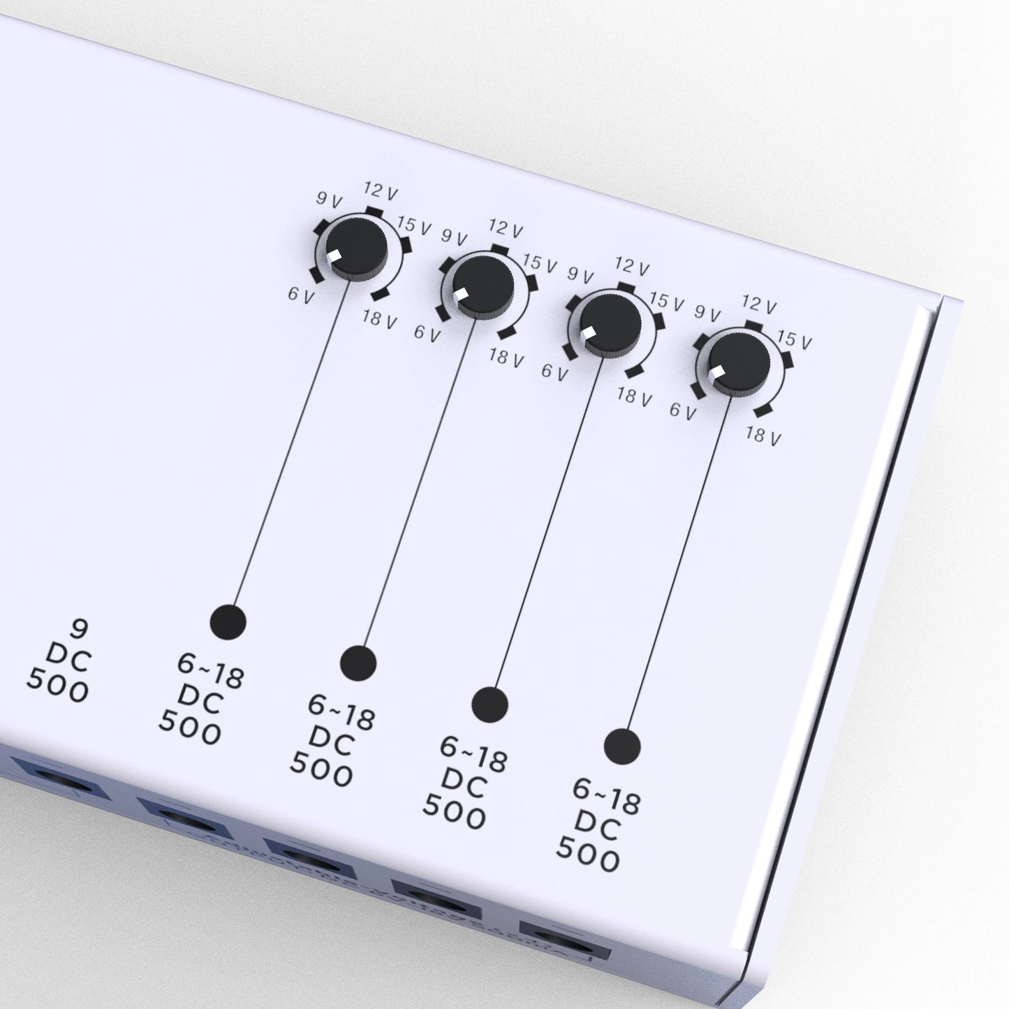 Fully Isolated Twelve Output Guitar Pedal Power Supply