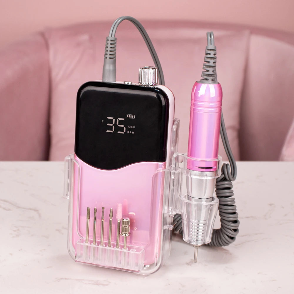 Professional 35000RPM Electric Nail File Acrylic Drill Set