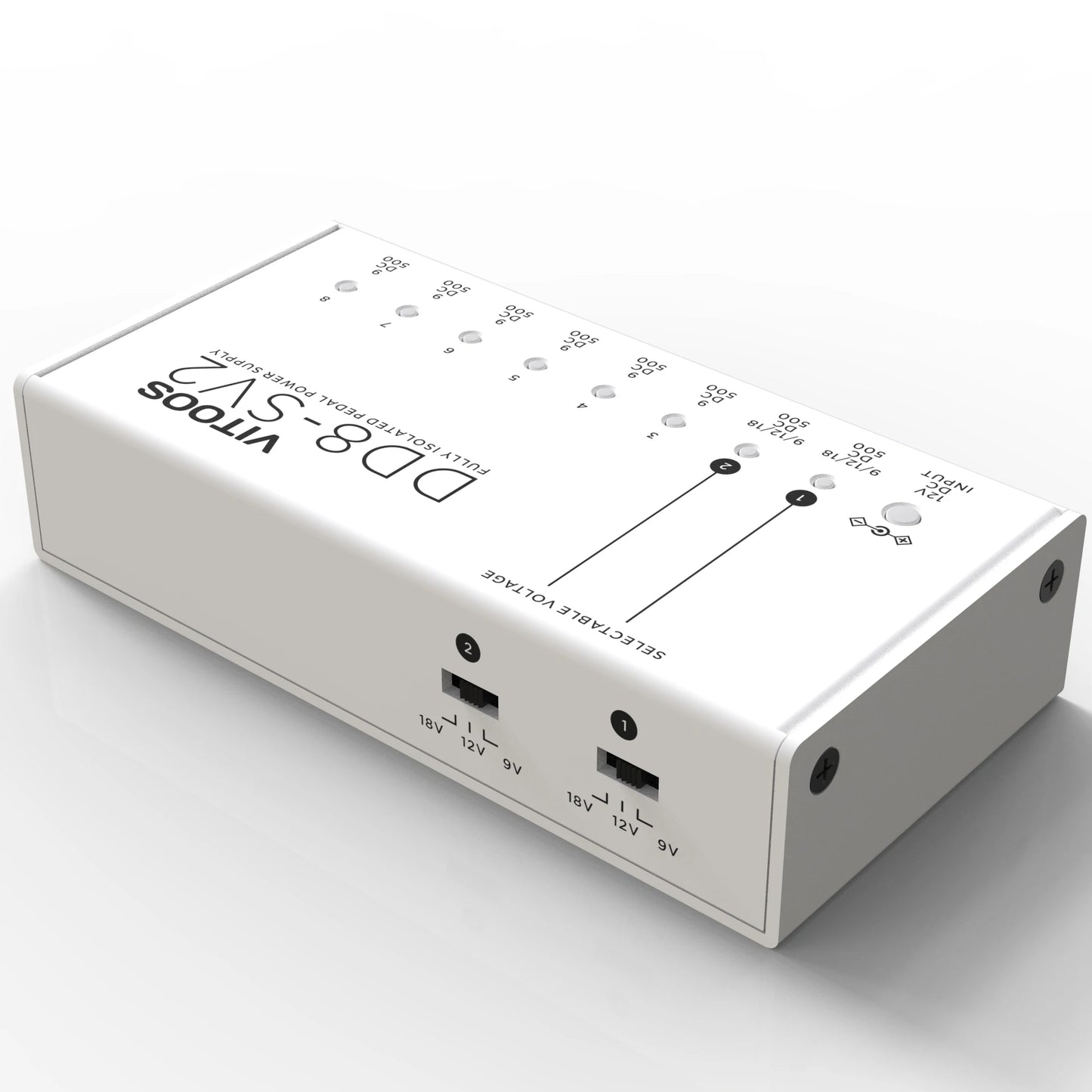 ISO8 Digital Guitar Pedal Power Supply High Power and Clean