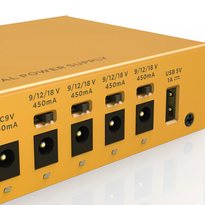 High Power Digital Pedalboard Power Supply with Noise Filter