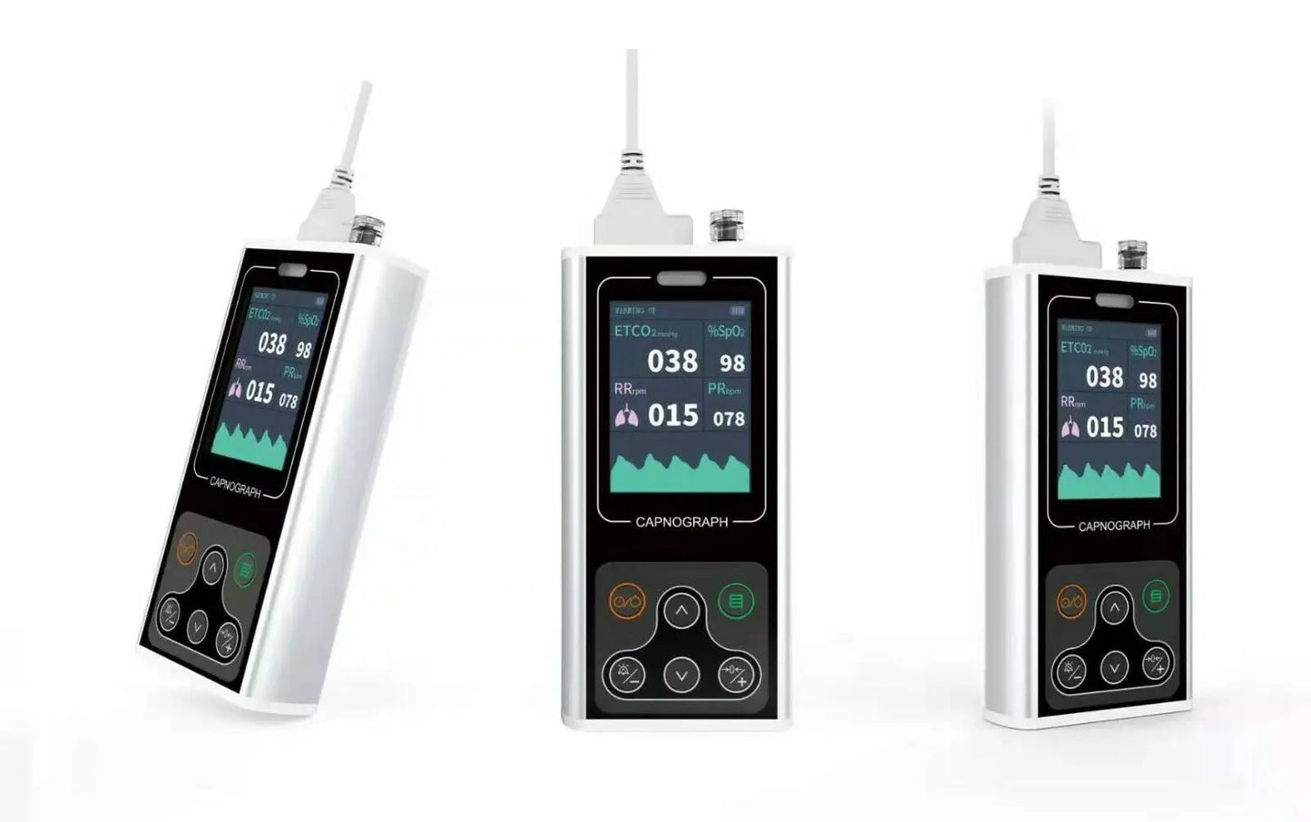 Portable Capnograph ETCO2 Patient Monitor with SPO2 and PR