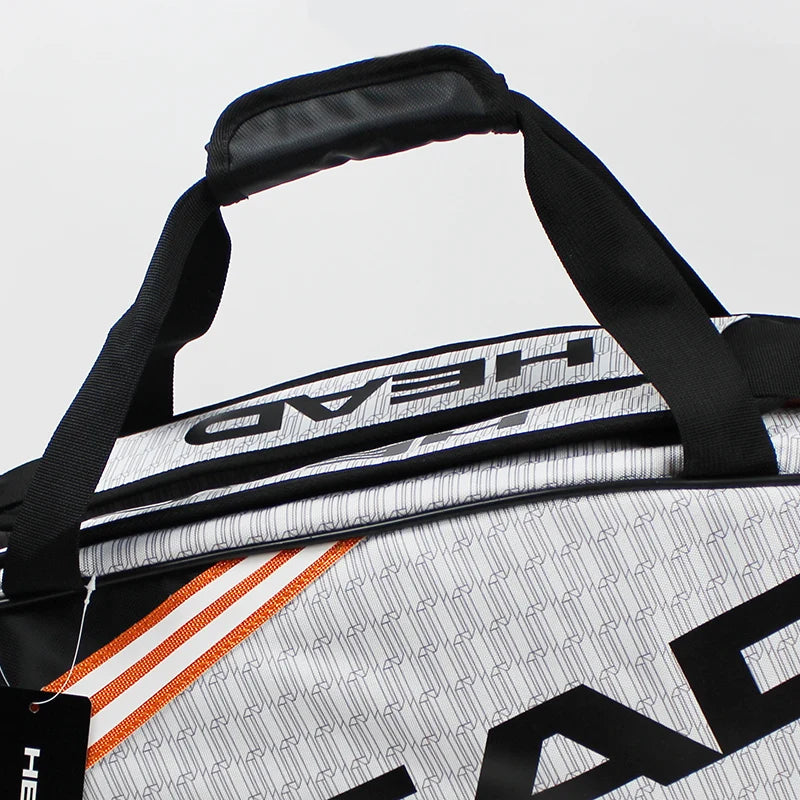 Large Tennis Racket Bag 6–9 Rackets with Shoe Compartment