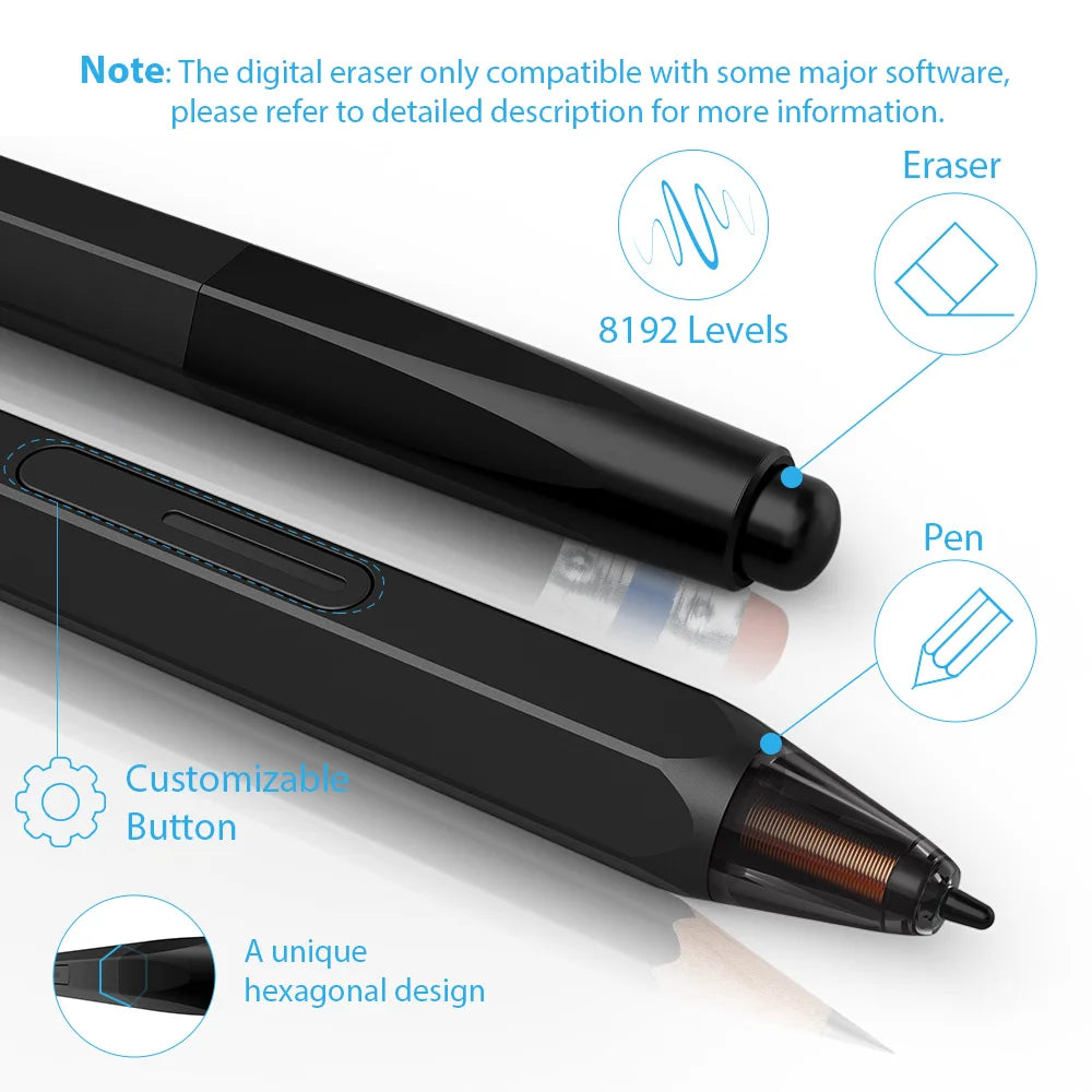 11.6 Inch Drawing Tablet with Pen and Express Keys
