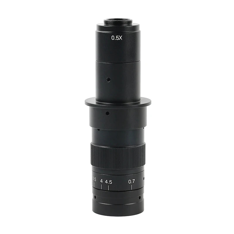 5X-360X Adjustable Zoom C-Mount Microscope Lens