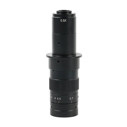 5X-360X Adjustable Zoom C-Mount Microscope Lens