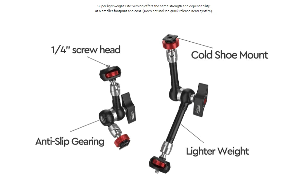Metal Articulating Arm Clamp Holder DSLR Rig Mount