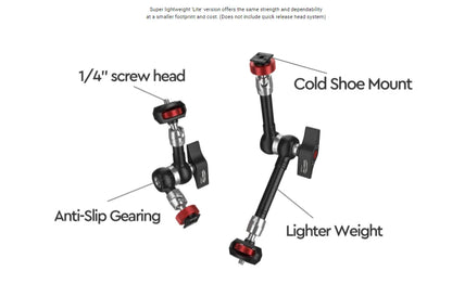 Metal Articulating Arm Clamp Holder DSLR Rig Mount