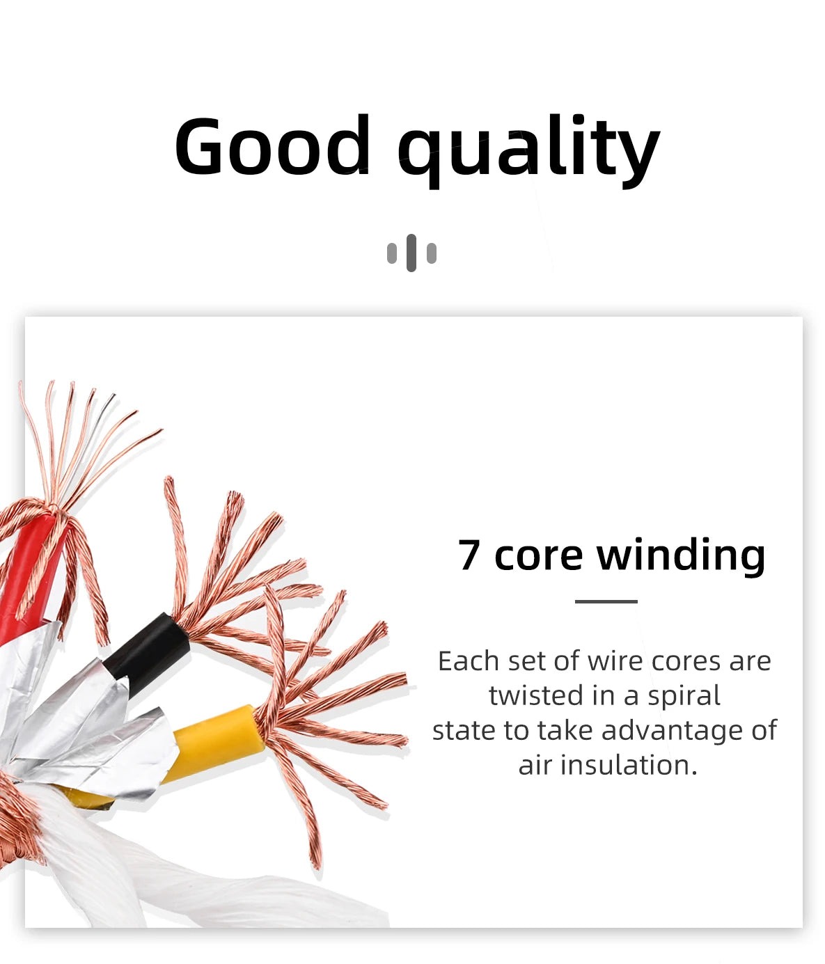 3m Hi-Fi OCC Copper Power Cable for Tube Amplifiers
