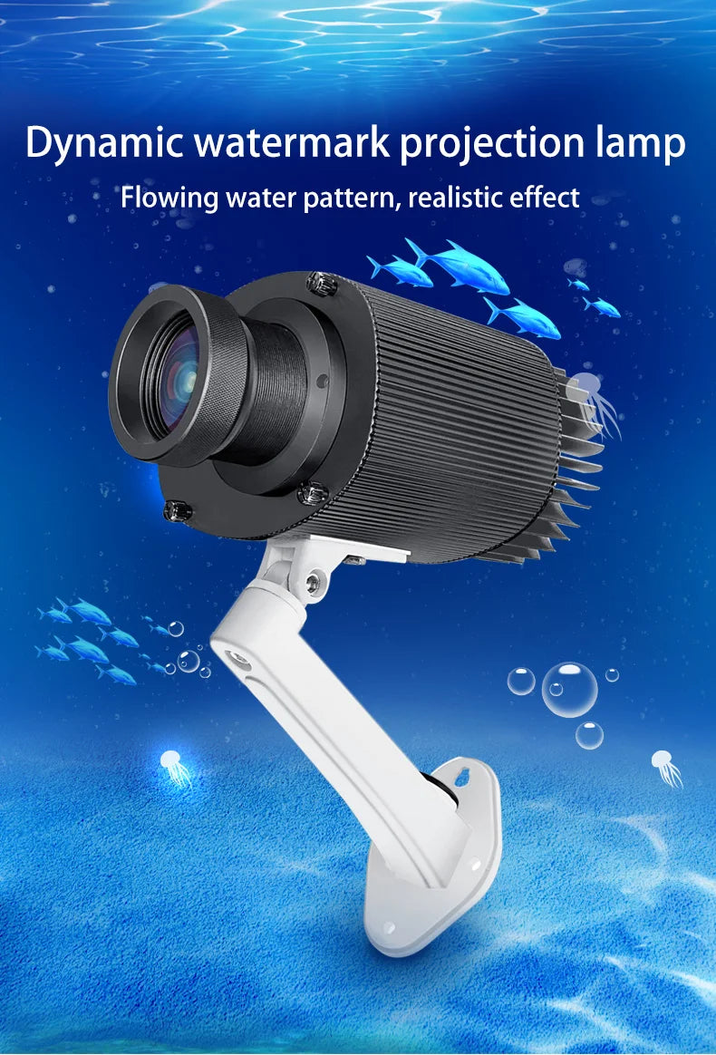 50W Waterproof Outdoor Water Ripple Projector Light