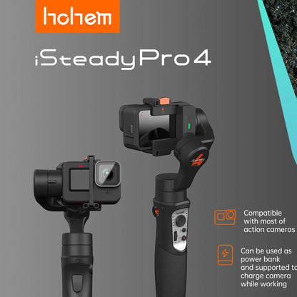 Portable 3-Axis Gimbal Stabilizer for GoPro Action Cameras