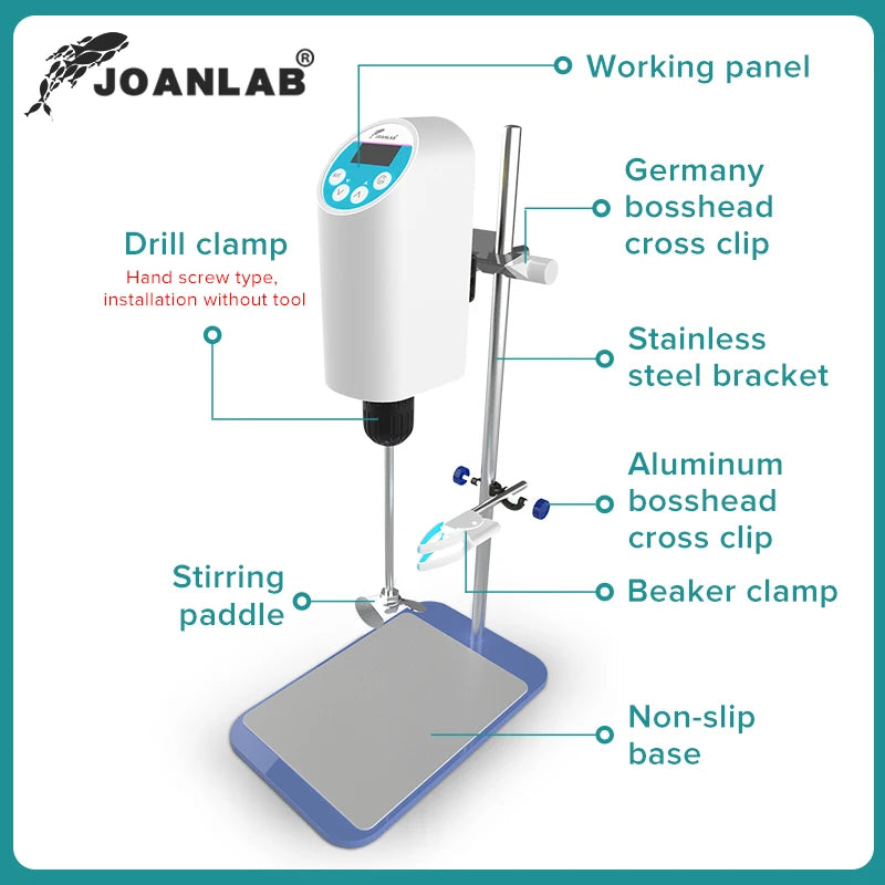 OSC-10L LCD Electric Laboratory Stirrer 10L Capacity
