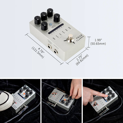 Stereo Reverb Pedal with Spring Reverb and Preset Storage