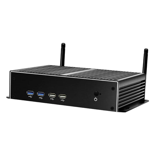 Fanless Mini PC i7-5500U with 4G RAM 128G SSD WiFi