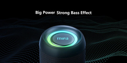 Waterproof 60W Wireless Speaker with Powerful Bass for Camping