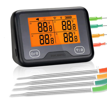 Wireless WiFi BBQ Thermometer 4 Probe Smart Grill