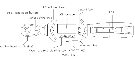 Adjustable Digital Torque Wrench for Bicycle Car Repairs